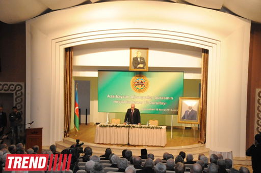 В Баку начал работу VI внеочередной съезд Совета аксакалов Азербайджана (ФОТО)