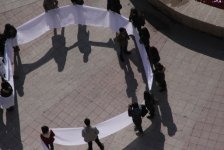 В Баку прошла креативная акция "Неделя лейкемии" (видео-фото)