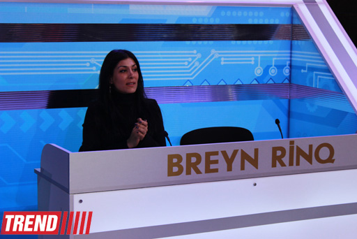 На азербайджанском телеканале стартует показ интеллектуальной передачи "Брэйн-ринг" (фото)