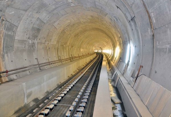 Tunnel opened on Baku-Tbilisi-Kars railway - deputy minister