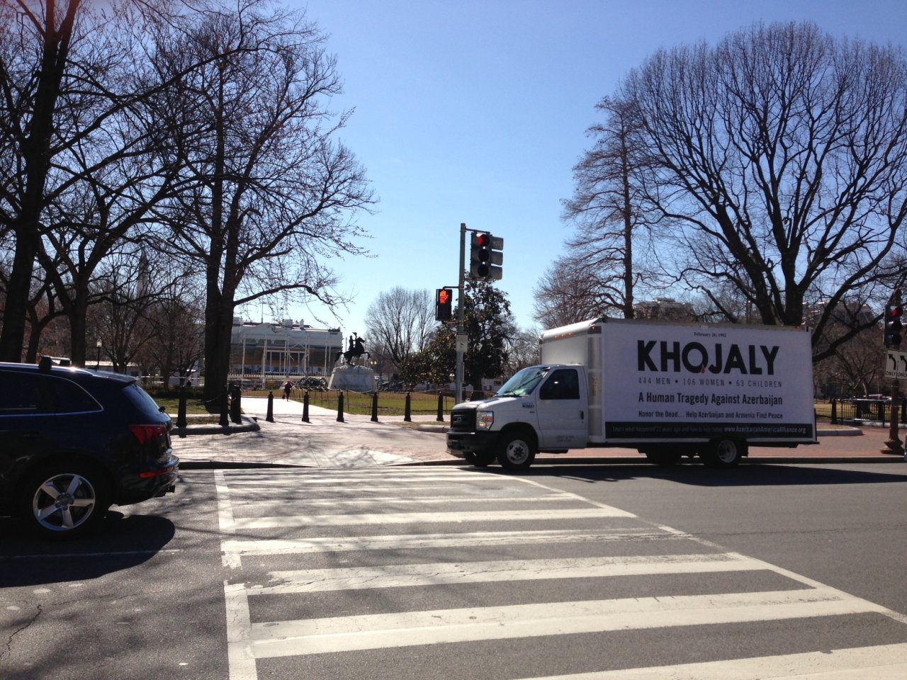 Posters about Khojaly genocide appear in U.S. cities (PHOTO)
