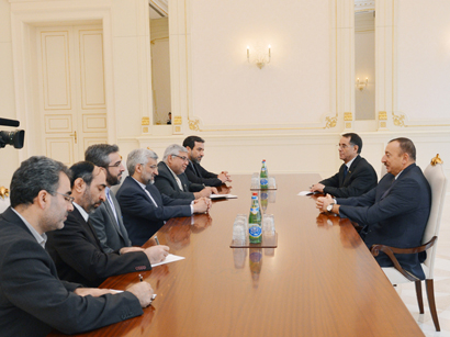 Prezident İlham Əliyev İranın Milli Təhlükəsizlik Şurasının katibini qəbul edib (FOTO)