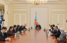 Президент Азербайджана принял участников XVI заседания Совета руководителей государственных информационных агентств СНГ