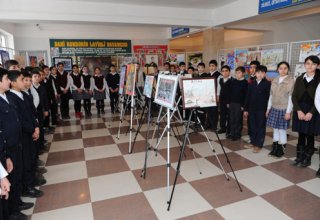Общественное объединение "Miras" организовало выставку, посвященную Ходжалинской трагедии (фото)