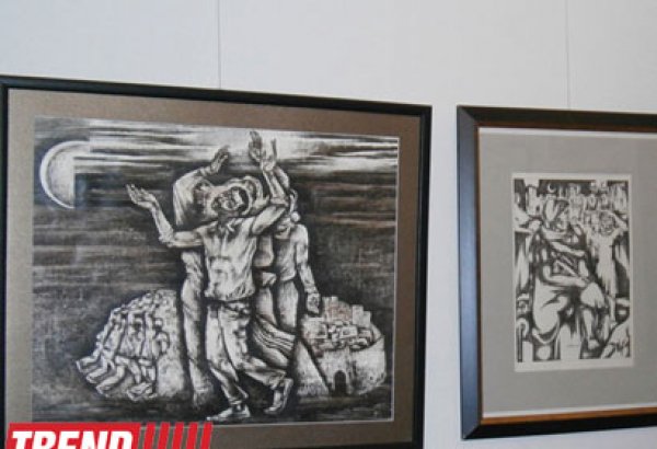 В Баку в школе искусств состоялась выставка, посвященная Ходжалинской трагедии