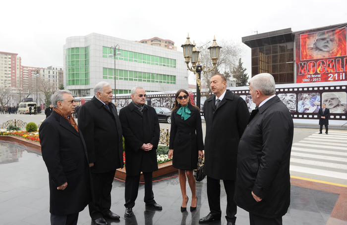 Azerbaijani President, First Lady attend ceremony commemorating Khojaly genocide victims  (UPDATE) (PHOTO)