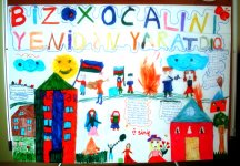 Ходжалинская трагедия в рисунках детей (фотосессия)