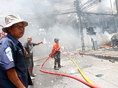 Tayland'da patlama: Yaralılar var