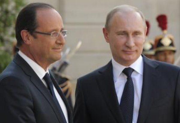France's Hollande tells Putin time for grand coalition against Islamic State