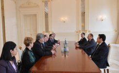 Президент Азербайджана принял делегацию во главе со вторым президентом Национального совета Австрии