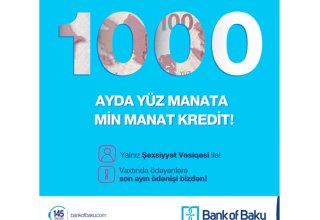 Азербайджанский «Bank of Baku» возвращает клиентам последнюю оплату кредита