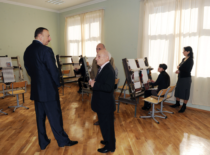 Президент Азербайджана ознакомился с условиями, созданными в новом корпусе Госакадемии художеств (ФОТО)