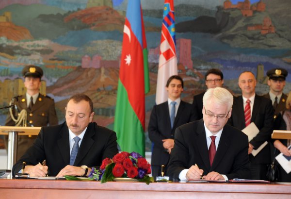 Подписана Загребская декларация об отношениях стратегического партнерства и дружбы между Азербайджаном и Хорватией (ФОТО)