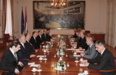 Президент Азербайджана встретился с председателем парламента Хорватии (ФОТО)