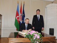 Президент Азербайджана встретился с премьер-министром Хорватии (ФОТО)