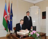 Azerbaijani President meets Croatian Premier (PHOTO)