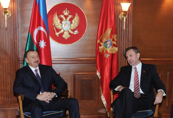Президент Азербайджана встретился с председателем парламента Черногории