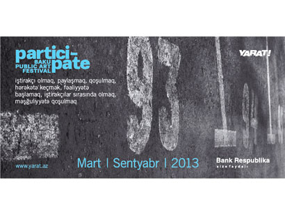 YARAT! presents “PARTICIPATE” Baku Public Art Festival project
