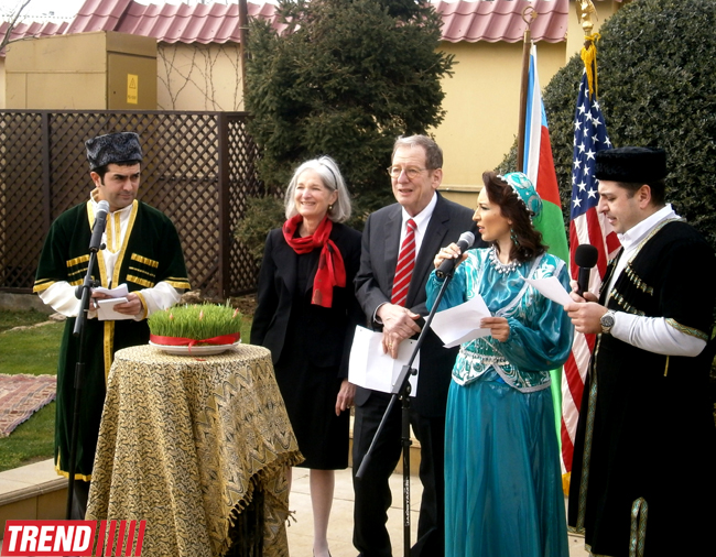 ABŞ-ın Bakıdakı səfirinin iqamətgahında Novruz bayramı qeyd edilib (FOTO)
