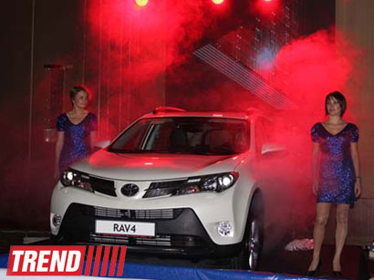 В Баку состоялась презентация новой модели Toyota RAV4 (фотосессия)
