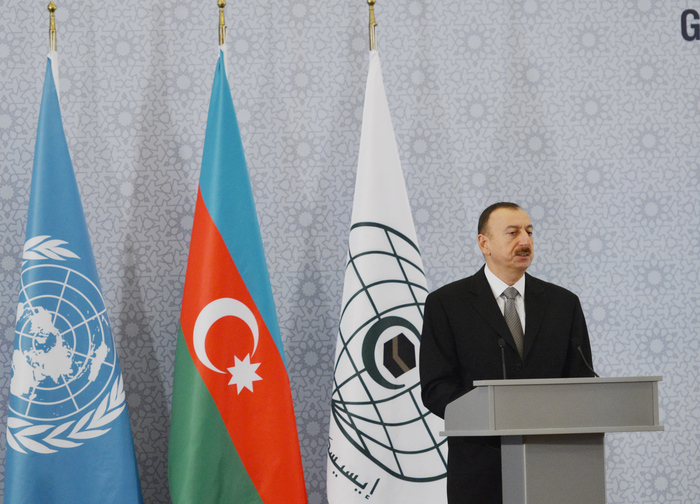 Президент Ильхам Алиев: Азербайджан вносит активный вклад в борьбу с терроризмом (ФОТО)
