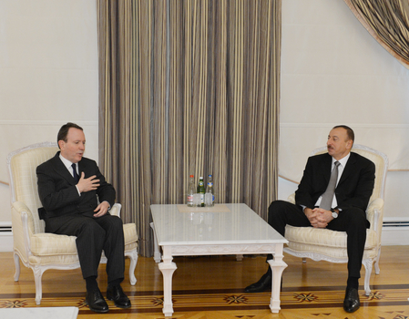 Президент Азербайджана принял посла Великобритании