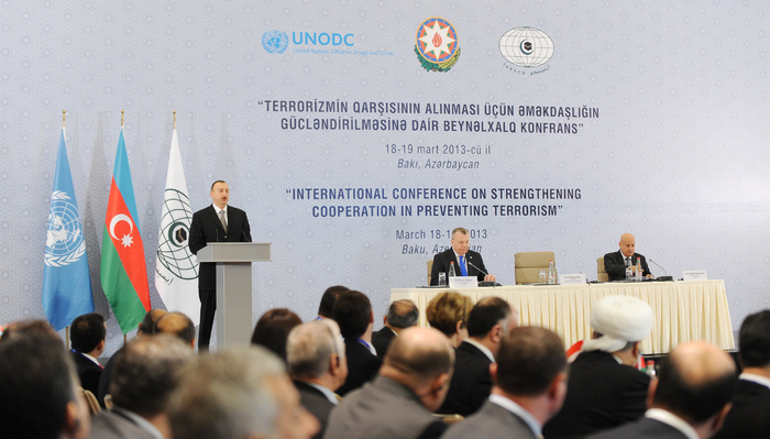 Prezident İlham Əliyev Bakıda terrorizm mövzusunda keçirilən beynəlxalq konfransın açılışında iştirak edib (FOTO)
