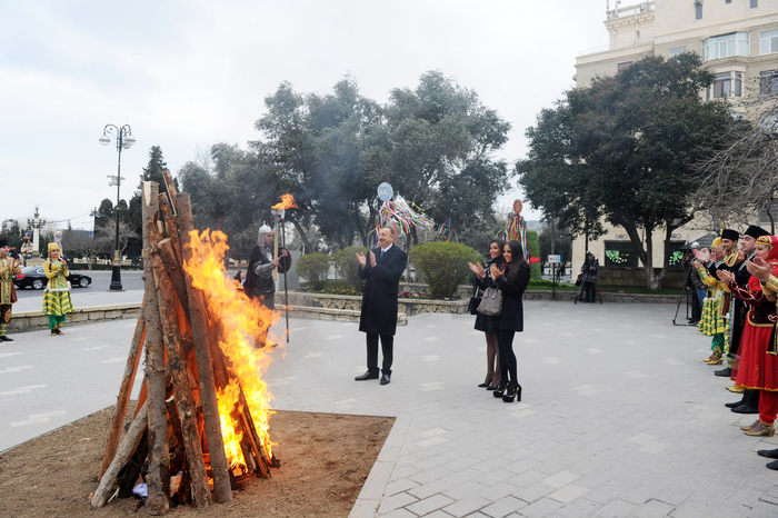Azerbaijan’s President and his spouse attend nationwide festivities on occasion of Novruz holiday (PHOTO)