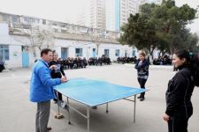 Bakıda məhkum qadınlar arasında tennis yarışı keçirilib (FOTO)