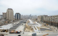 President Ilham Aliyev and his spouse inspects construction work in underground parking, park, garden and fountain complex in Baku (PHOTO)