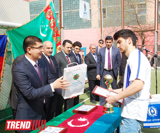 Посольство Туркменистана провело спортивные мероприятия совместно с азербайджанскими вузами (версия 2) (ФОТО)