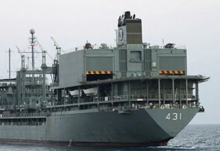 Iranian Navy flotilla leaves for Baku