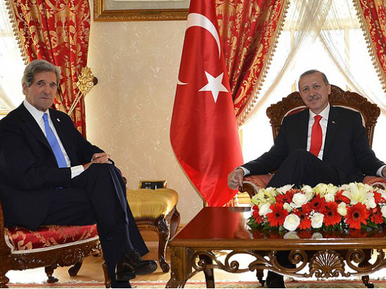 Erdoğan-Kerry görüşmesi sona erdi