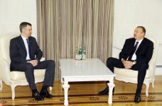 Azerbaijani President receives Statoil CEO