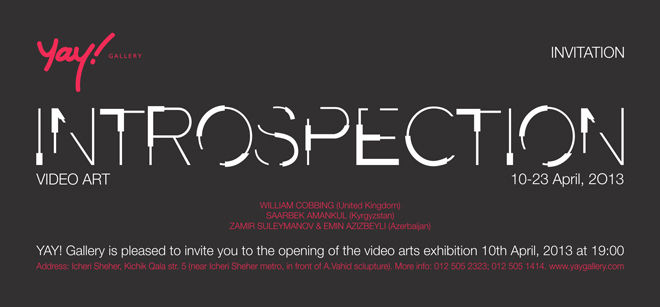 В галерее "Yay" состоится видео-арт-выставка "Интроспекция"