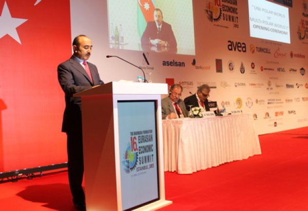 Делегация Азербайджана принимает участие в XVI Евразийском экономическом саммите в Стамбуле (ФOTO)