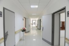 Azerbaijan`s first lady becomes familiar with United City Hospital in Khazar region after major overhaul (PHOTO)