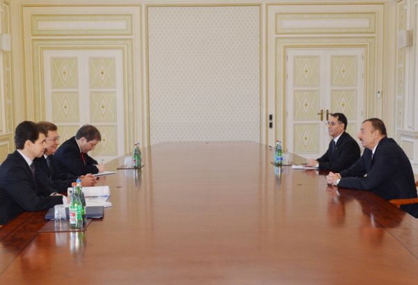 Президент Азербайджана принял вице-премьера Украины