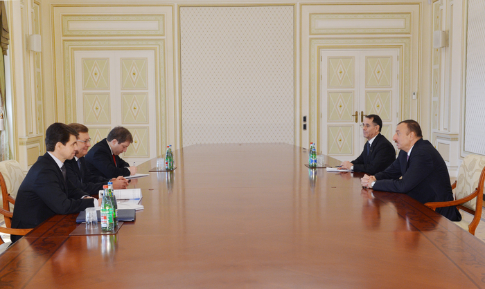 Президент Азербайджана принял вице-премьера Украины