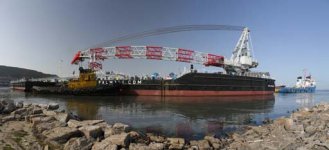 Palmali commissioned barge constructed by Lukoil’s order (PHOTO)