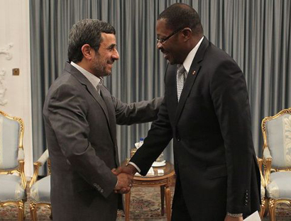 Iranian, Beninese presidents meet in Porto-Novo