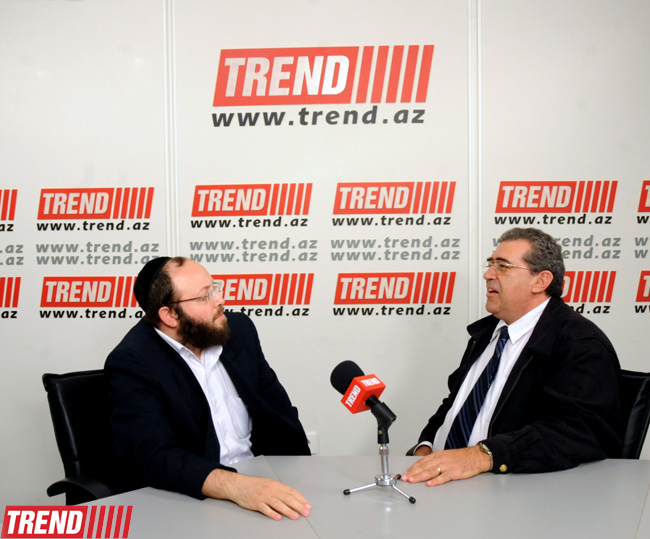 Israeli journalists become familiar with Trend news agency’s work (PHOTO)