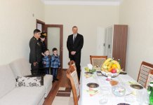 Президент Азербайджана Ильхам Алиев осмотрел Н-скую воинскую часть Внутренних войск в Гаджигабуле после реконструкции (ФОТО)