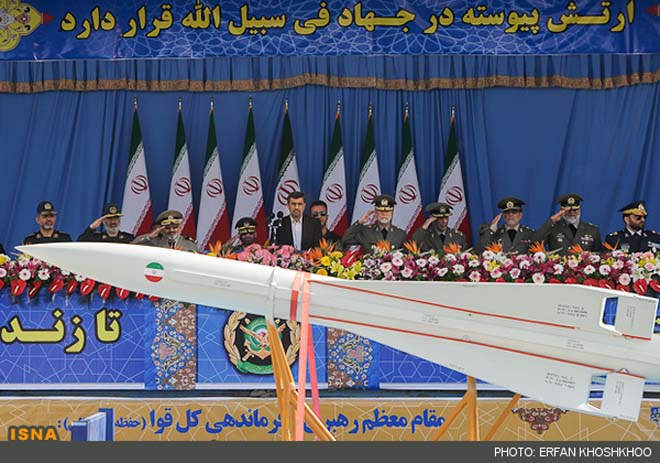 İranda bu gün keçirilən hərbi paradda yeni silah növləri təqdim edilib (ƏLAVƏ OLUNUB) (VİDEO)(FOTO)