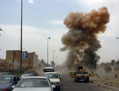 В центре Багдада произошел взрыв