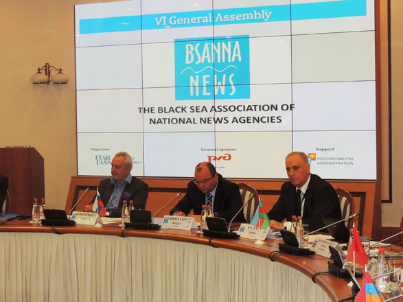 Soçidə Qara dəniz Milli İnformasiya Agentlikləri Assosiasiyasının VI Baş Assambleyası keçirilib (FOTO)