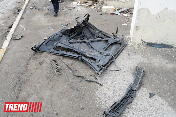 В результате цепного ДТП на кольцевой дороге в Баку погибли два человека (версия 3) (ФОТО)