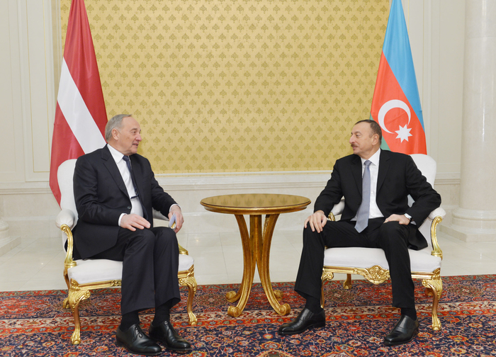 Latvian President very impressed by Azerbaijan’s development over last 20 years (PHOTO)