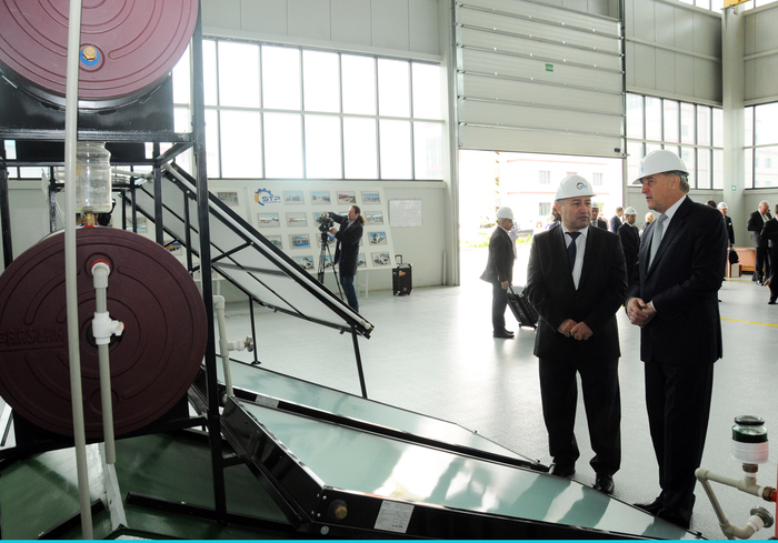 Президент Латвии Андрис Берзиньш побывал в Сумгайытском технологическом парке - Gallery Image