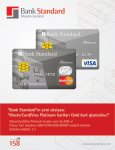 “Bank Standard” platinium kartları daha münasib qiymətə təqdim edir